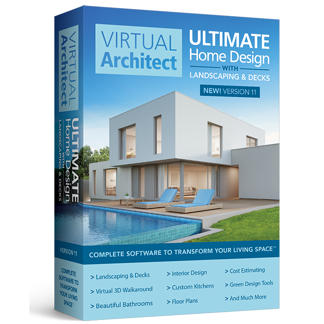 Virtual Architect Ultimate Home with Landscaping & Decks Design 11